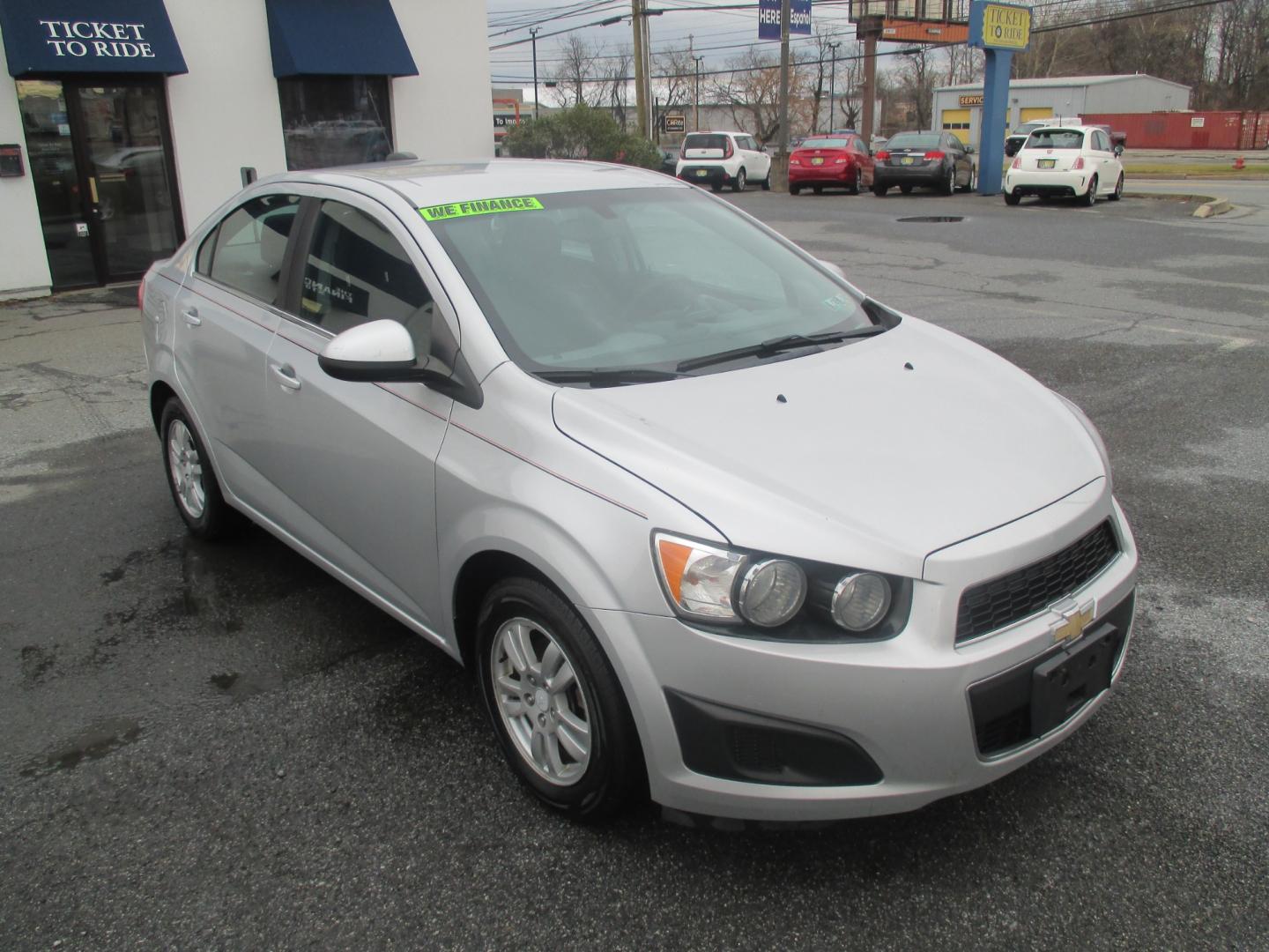 2016 SILVER Chevrolet Sonic LT Auto Sedan (1G1JC5SG5G4) with an 1.8L L4 DOHC 24V engine, 6A transmission, located at 1254 Manheim Pike, Lancaster, PA, 17601, (717) 393-9133, 40.062870, -76.323273 - Photo#2